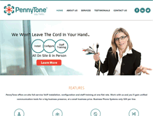 Tablet Screenshot of pennytone.com